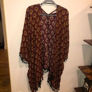 Kimono Cardigan Urban Outfitters Tassels